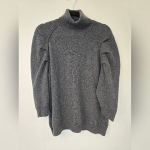 Doncaster Gray Turtleneck Cashmere Sweater
